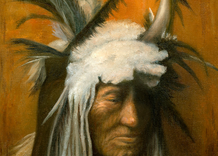 *Lean Wolf, Hidatsa Chief Art | Tarryl Fine Art