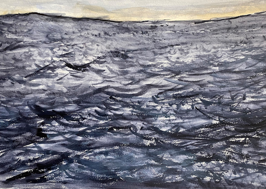 Dark Sea Below The Dawn Sky Art | Howard Lawrence Fine Art