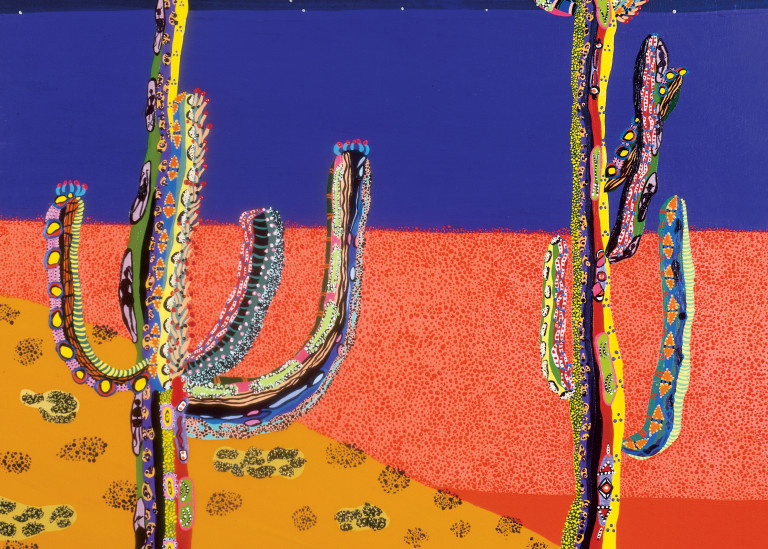 Homage To Saguaro Art | Goldwoman Fine Art