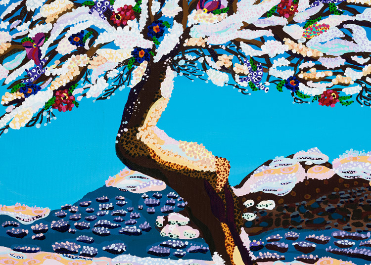 Almond Tree Art | Goldwoman Fine Art