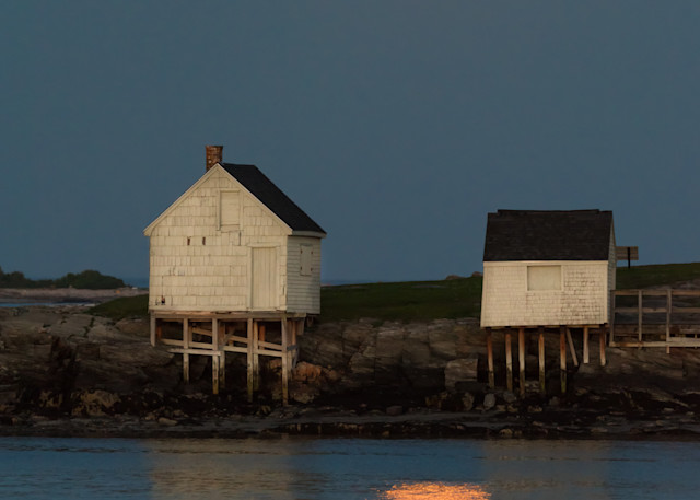 Moonrise At Willard Beach Photography Art | Jesse MacDonald Photography