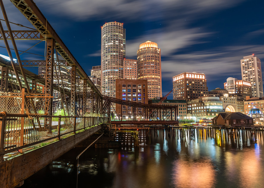 Boston Skyline Twilight Photography Art | Jesse MacDonald Photography