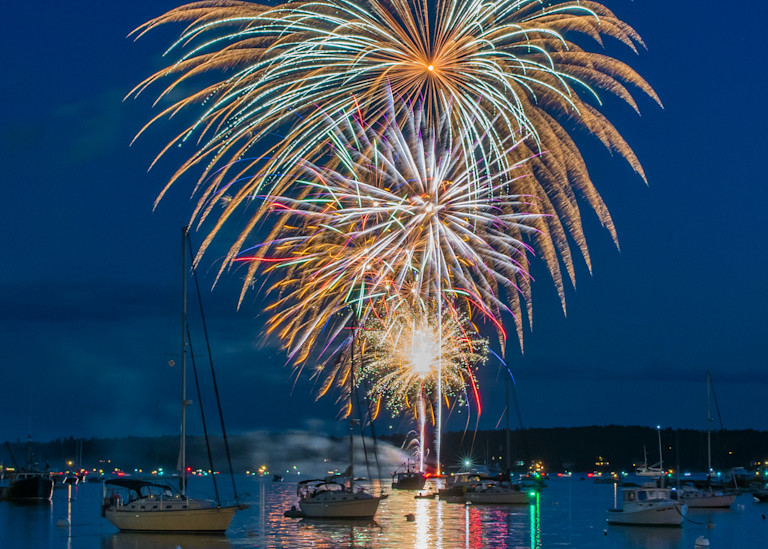 Boothbay Harbor Independence Day Photography Art | Jesse MacDonald Photography