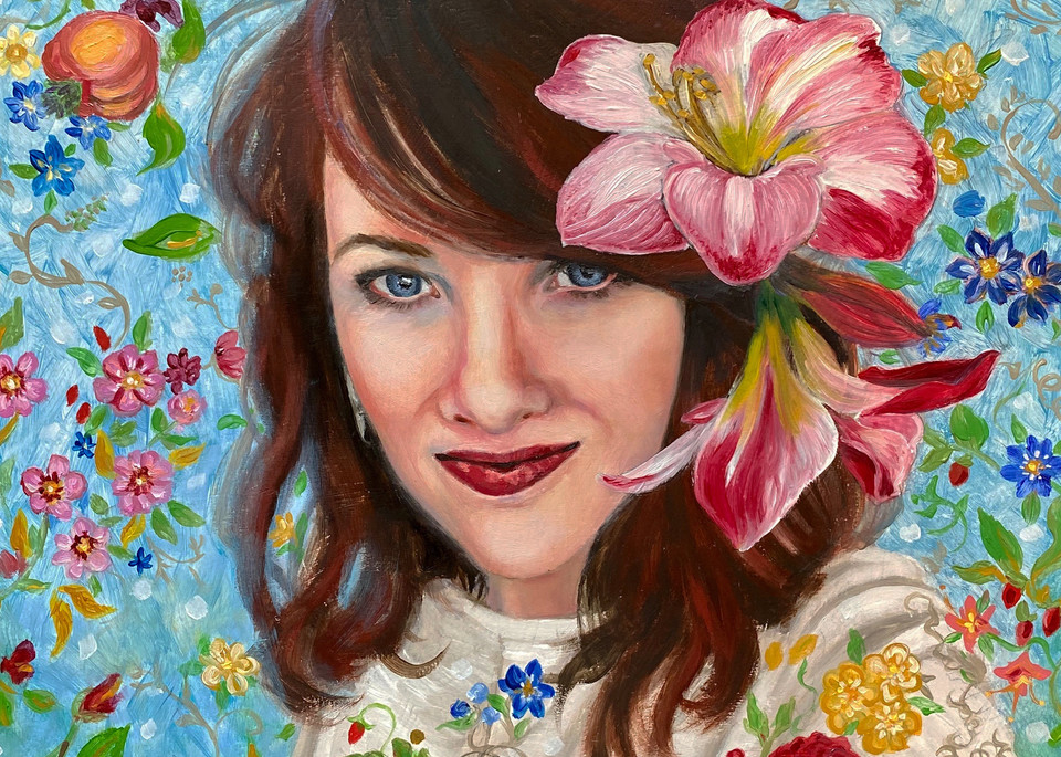 Blooming Selfie Print Art | TWC Fine Arts