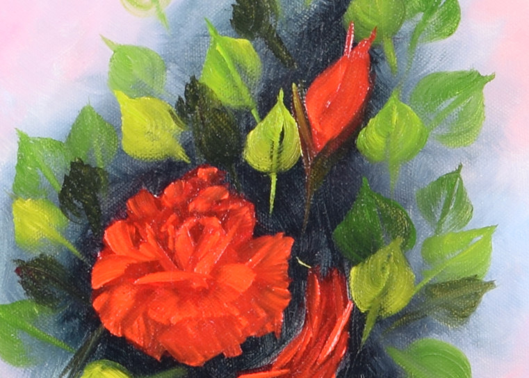 Red Roses Art | Debra Davis Fine Art