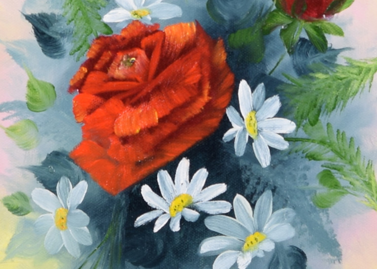 Roses And Daisies Art | Debra Davis Fine Art