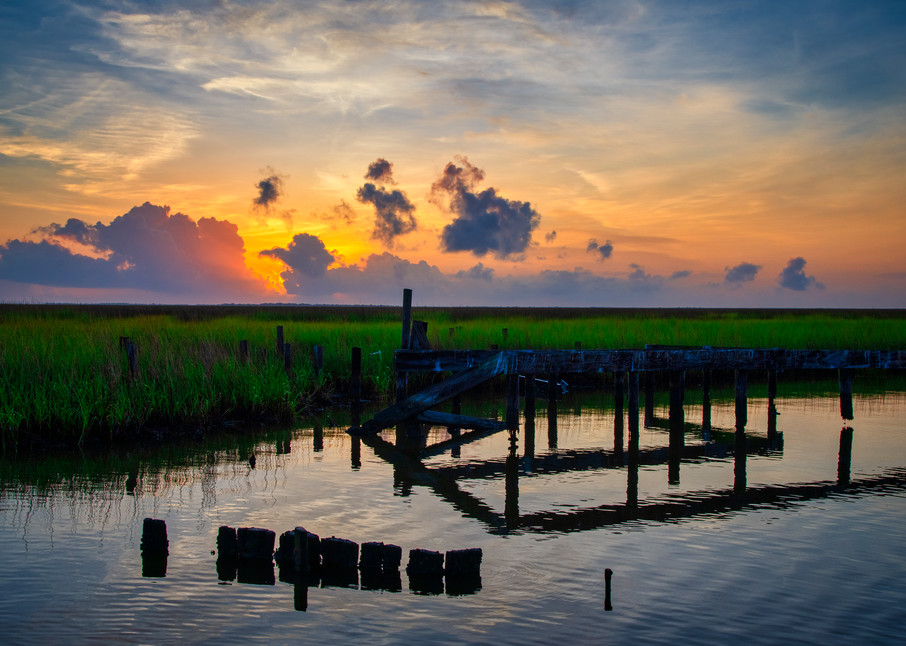 Marsh Sunrise - Louisiana fine-art photography prints