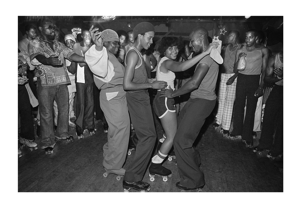 Empire Roller Disco, Foursome, 1979 Photography Art | Bill Bernstein Fine Art Collection