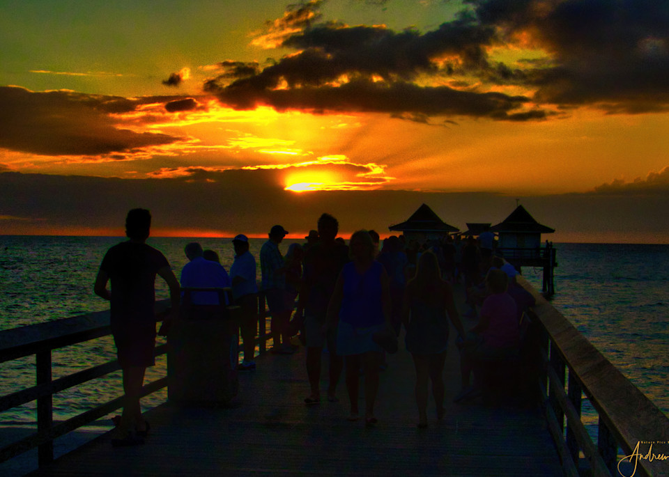 1 5 22 Landscapes  Sunset At Naples Pier Photography Art | Nature Pics By Andrew