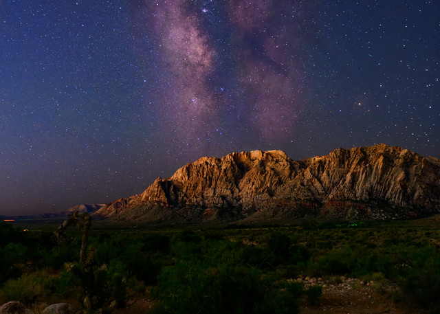 Milky Way Over Red Rock | Jarrod Ames Photography
