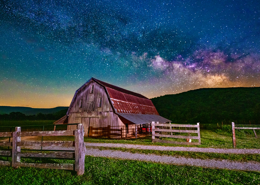 Milky Way Over Boxley Valley fine-art photography prints