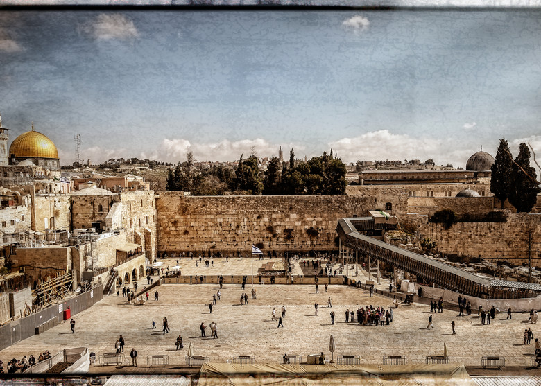 Jerusalem   Tuesday Morning At The Wall Photography Art | David Frank Photography