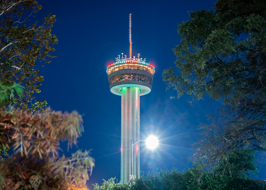 Night Tower Photography Art | Andres Photography