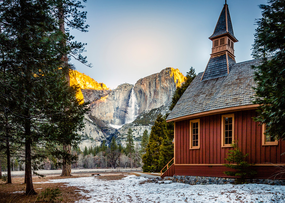 Yosemite Falls & Chapel Art | Tony Pagliaro Gallery