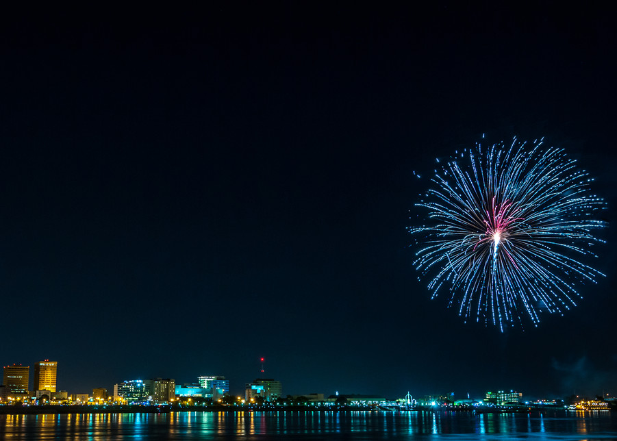 Baton Rouge Blossum - Louisiana fireworks fine-art photography prints
