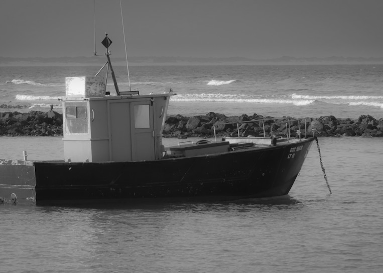 Black & White Fishing Boat South Africa photography collection | Eugene L Brill