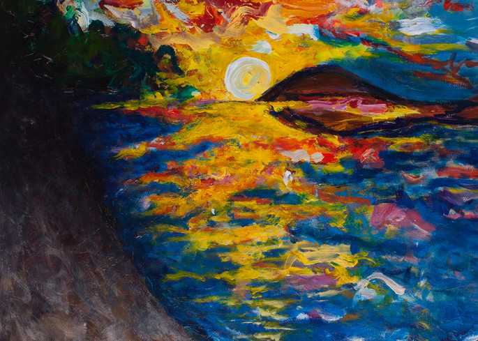 Ocean Sunset, 2015 Art | Daniel Kanow Fine Art