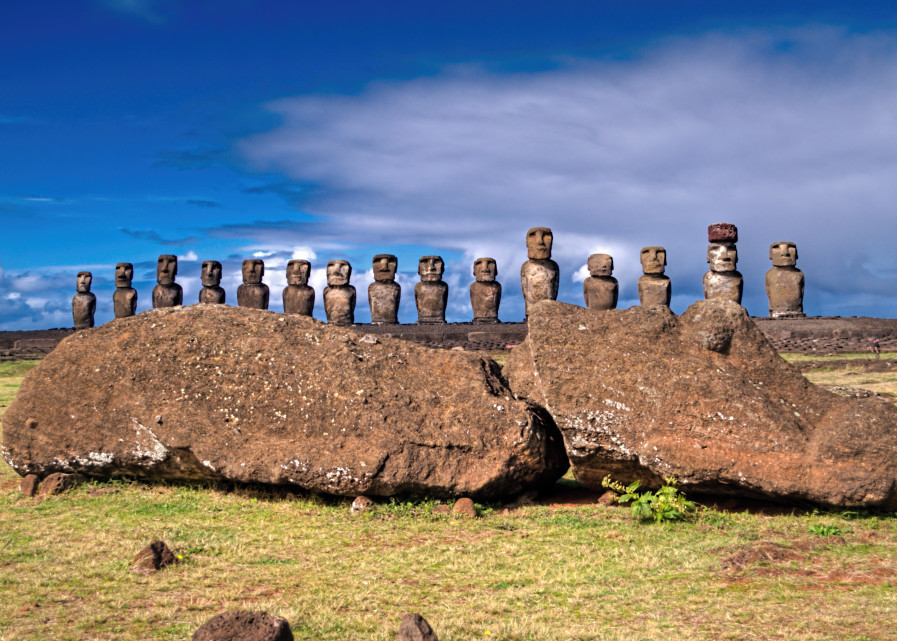 Fallen Moai Of Ahu Tongariki Photography Art | zoeimagery.XYZ