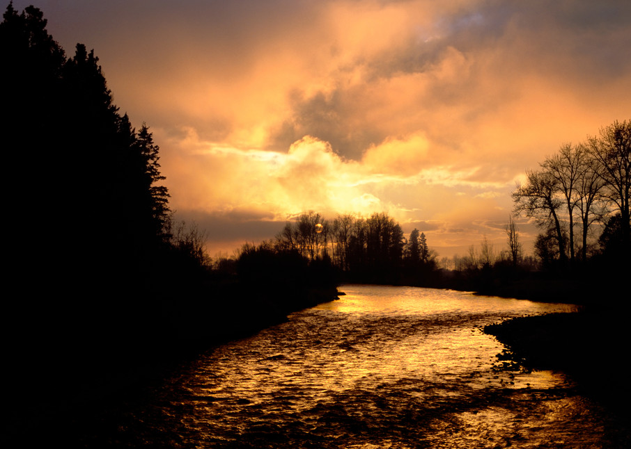 Wallowa River Sunrise Photography Art | Mary Edwards Photography