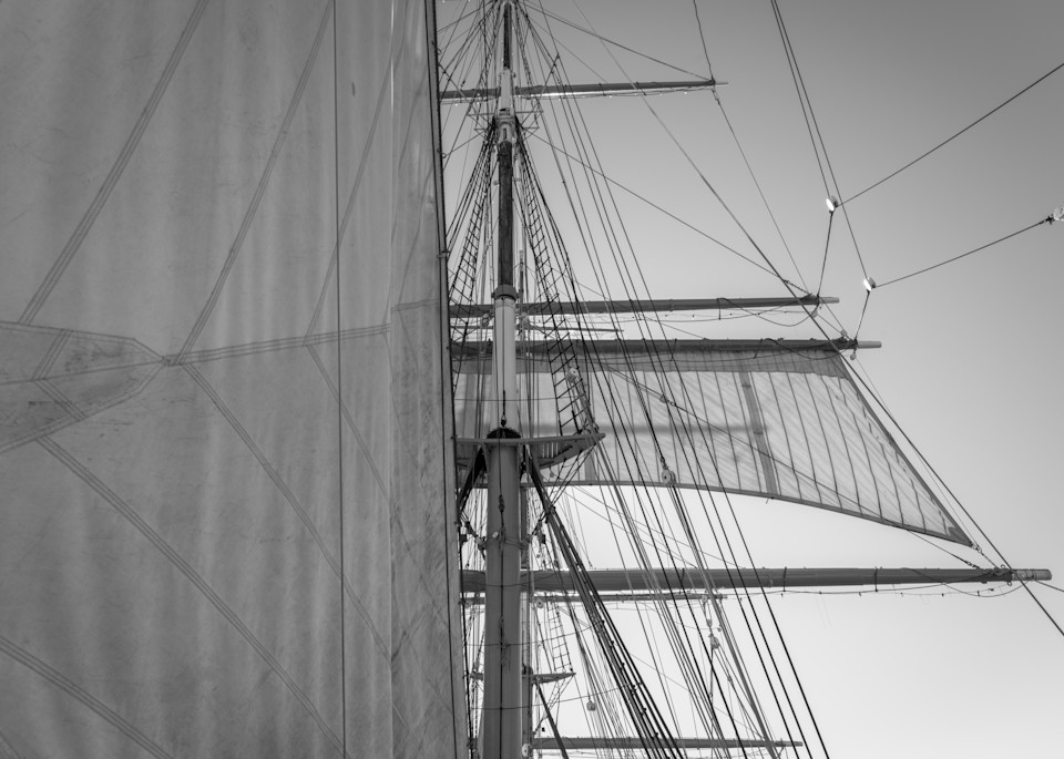 Staysail and Main Lower Topsail | Star of India (1863)