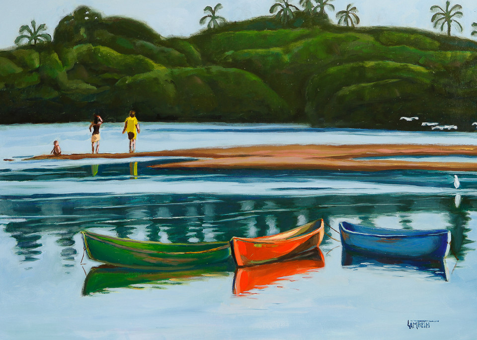 A Day At The Lagoon Art | Dave Lambeth Fine Art