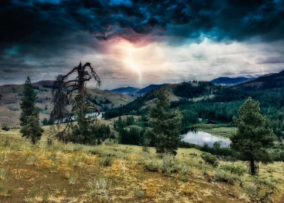 Mountain Storm Art | CJ Harding 