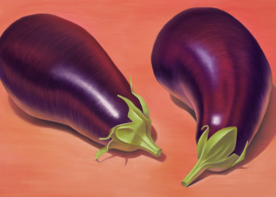 Eggplants Art | Gema Lopez Fine Arts