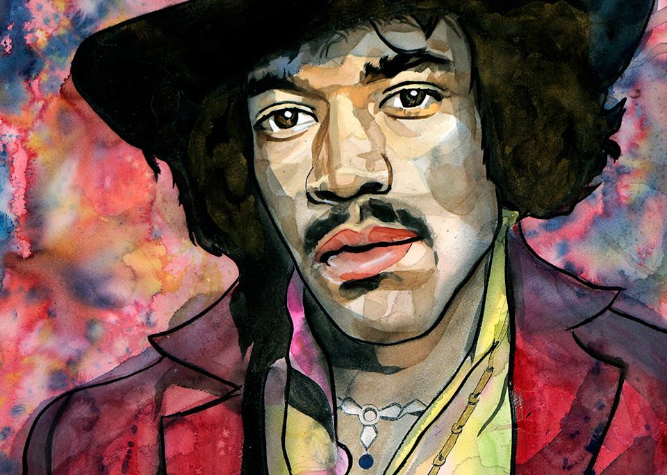 Jimi Hendrix Life Froce Coaster Art | William K. Stidham - heART Art