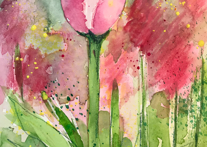 Pink Joy Art | Kristen Ferguson Art
