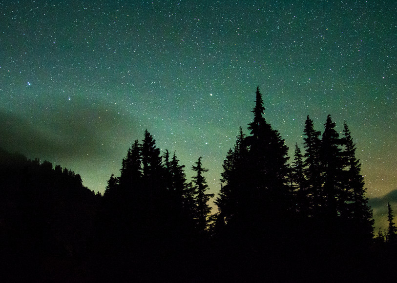 Northern Lights Baker Green Photography Art | Call of the Mountains Photography