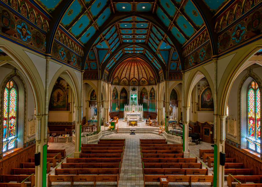 St. John Baptist Catholic Church of Plattsburgh, New York - Fine-art photography prints