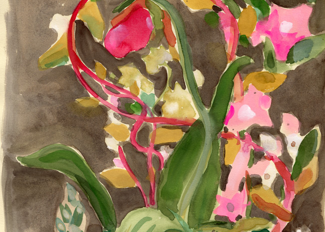 Tom's Grody Flowers | Floral Watercolor Print