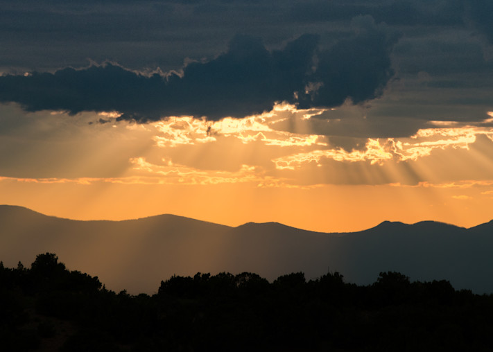 Santa Fe Sunset Photography Art | martinalpert.com