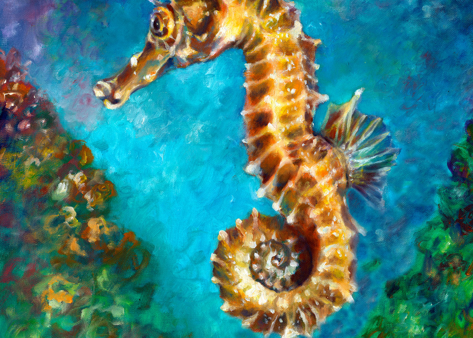 Seahorse Ii Art | Nancy Tilles