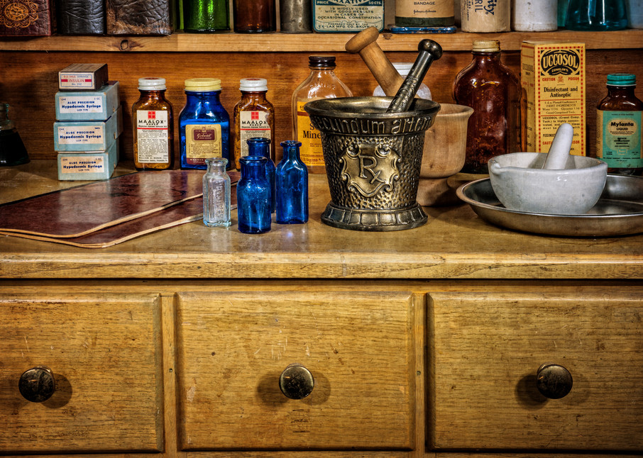 The Pharmacist Workstation Photography Art | Ken Smith Gallery