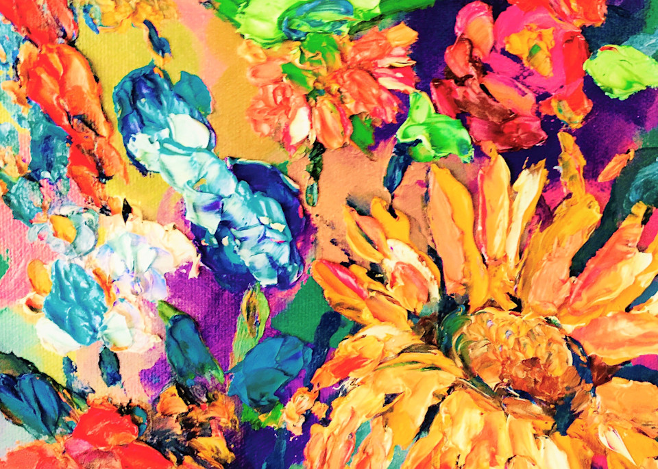 Texas Summer Sunflowers Art | Rebecca Pelley McWatters, Studio Artist