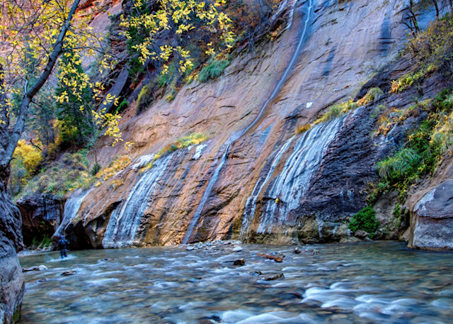Narrows Waterfall2804  Photography Art | Koral Martin Healthcare Art