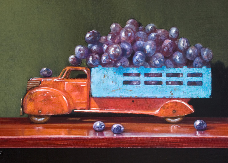 Vintage Red Art | Richard Hall Fine Art