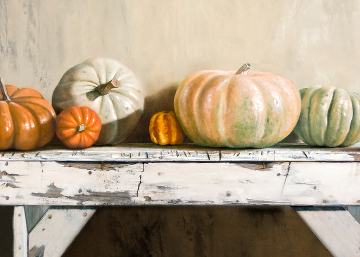 Pumpkin Lineup Art | Richard Hall Fine Art