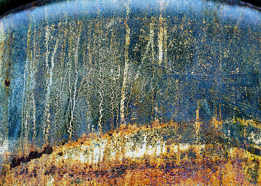 Rusty Oil Drum Abstract Fine Art Print – Sherry Mills