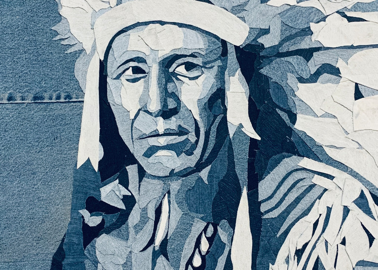 Sioux Indian Chief Art | Kathy Saucier Art