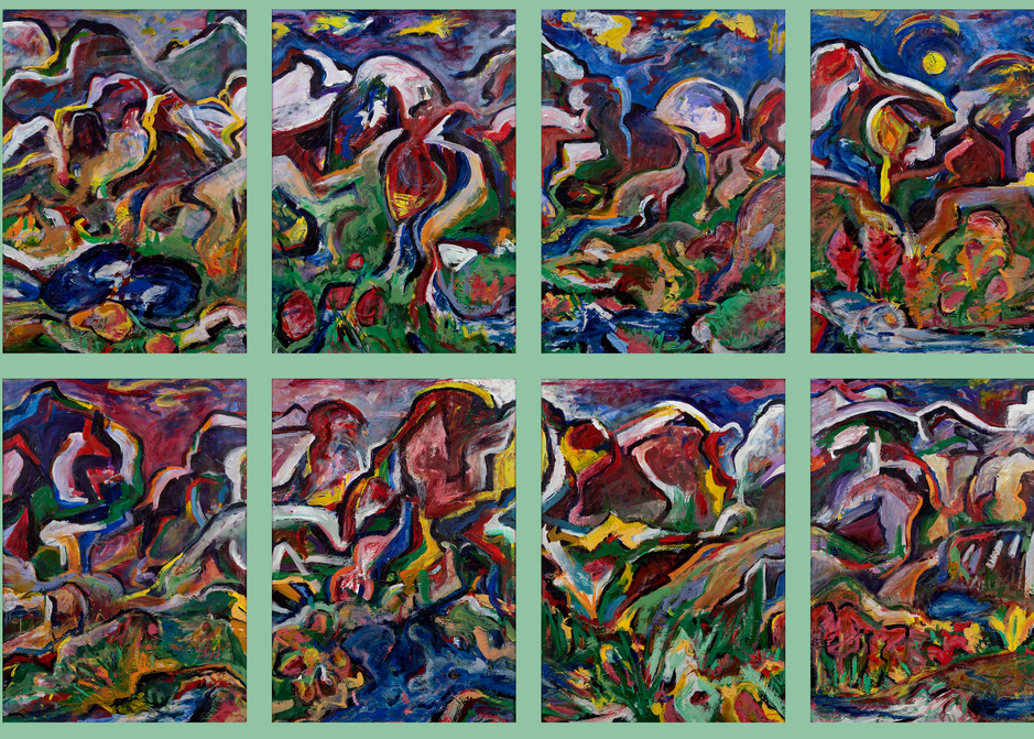 "Weminuche" Series Of 8 Single Print Reproduction Art | Daniel Kanow Fine Art