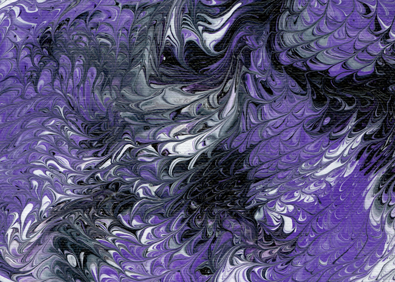 Marbled Purple Art | Your Wholesome Journey