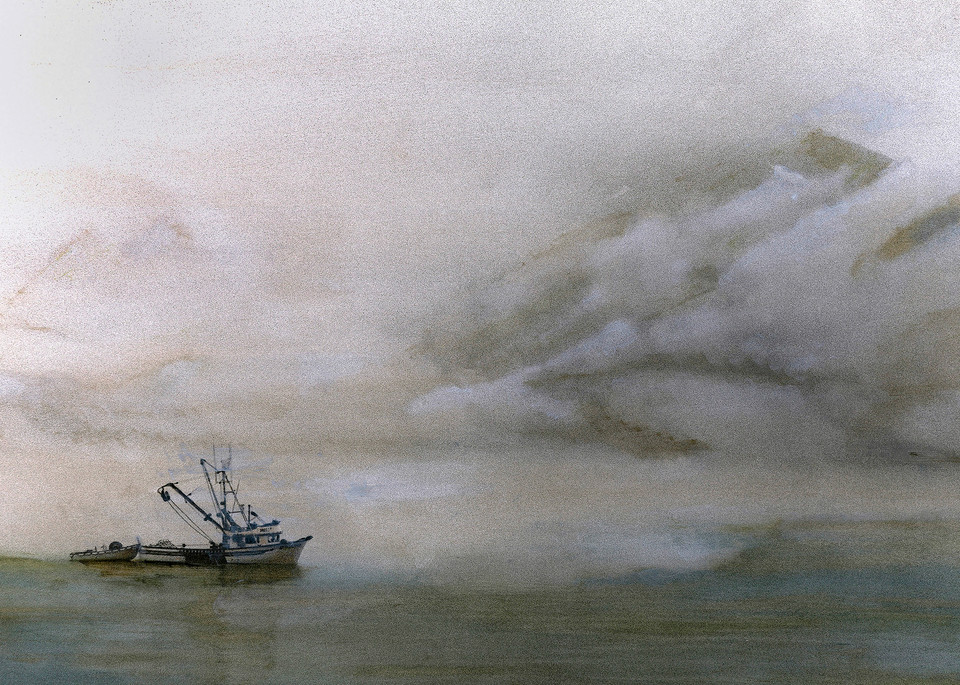 Valdez in Fog by Terry Rosiak
