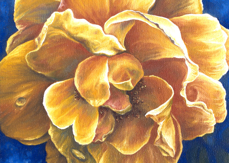Blooming Gold Print Art | Silver Key Creations