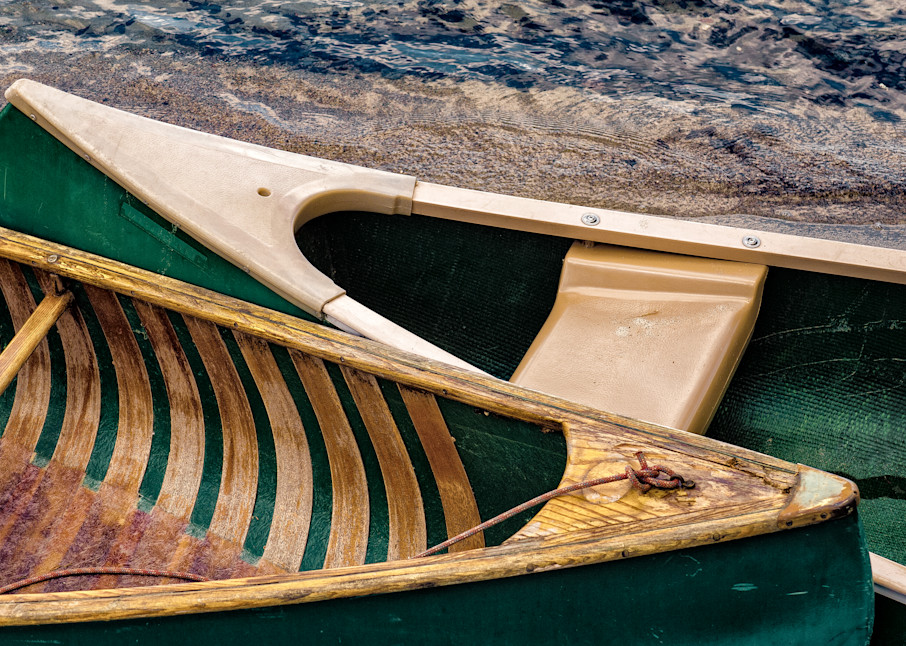 Green Canoes Lake Sunapee Photography Art | Steve Genatossio Photo