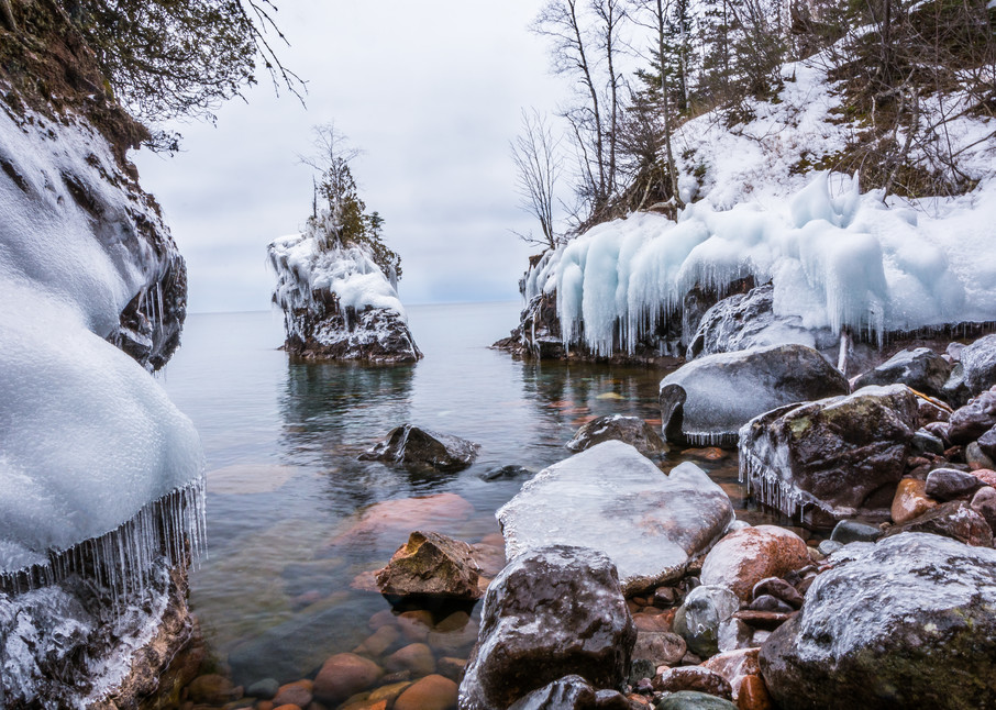 Frozen Beauty Tettegouche State Park  Photography Art | marcyephotography