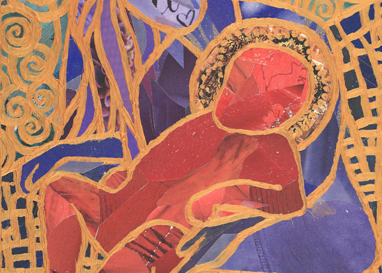 Purple And Gold Madonna Art | angelakriel