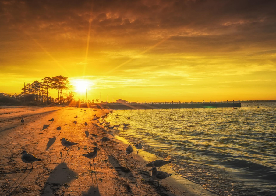 "Sunset Over Indian River Inlet" Photography Art | Inspired Imagez 