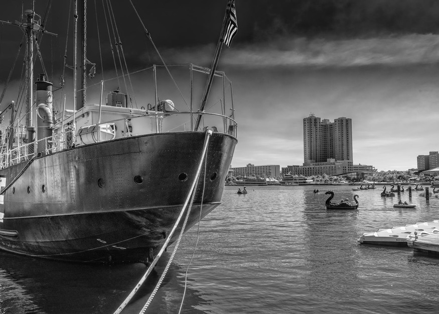 "Under The Boat" ~ Inner Harbor Photography Art | Inspired Imagez 